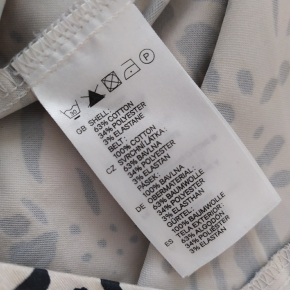 H&M Animal Print Strapless Cocktail Dress - Picture 3 of 4